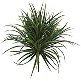 28 inch Outdoor Artificial Liriope Bush: Unpotted