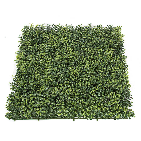 20x20 inch Tutone Artificial Outdoor Boxwood Mat: 3 inches High (Set of 4) - AGF1405 - Our Brands 20 inch Artificial Outdoor Boxwood Mat sku AGF1405