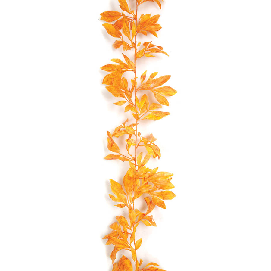 9 foot Outdoor Amber/Rust Peony Garland