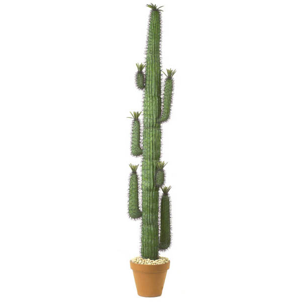 8 Foot Artificial Saguaro Cactus: Unpotted