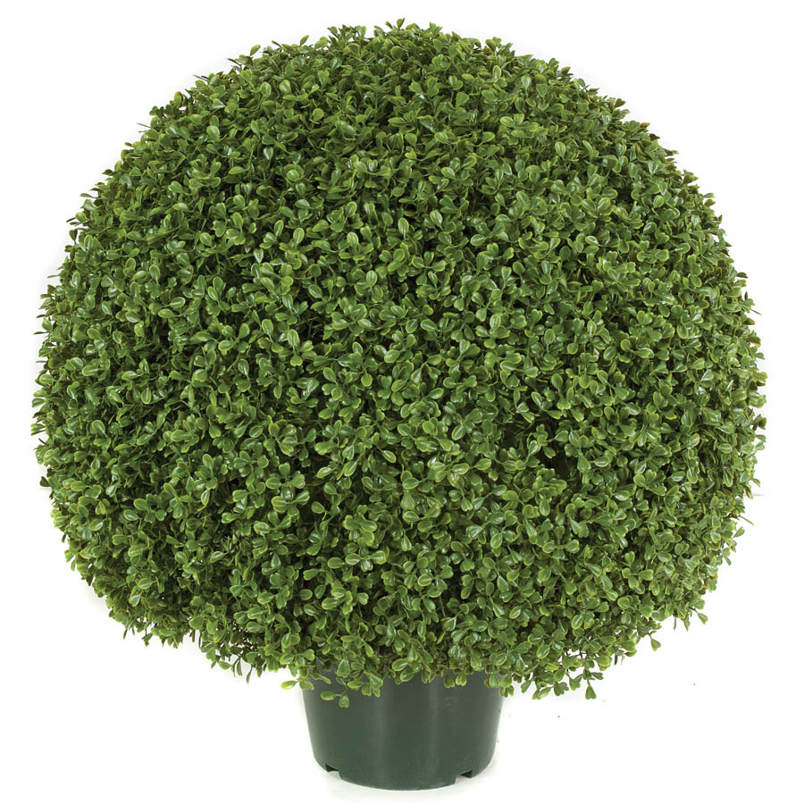 24 Inch Outdoor Plastic Boxwood Ball: Limited Uv