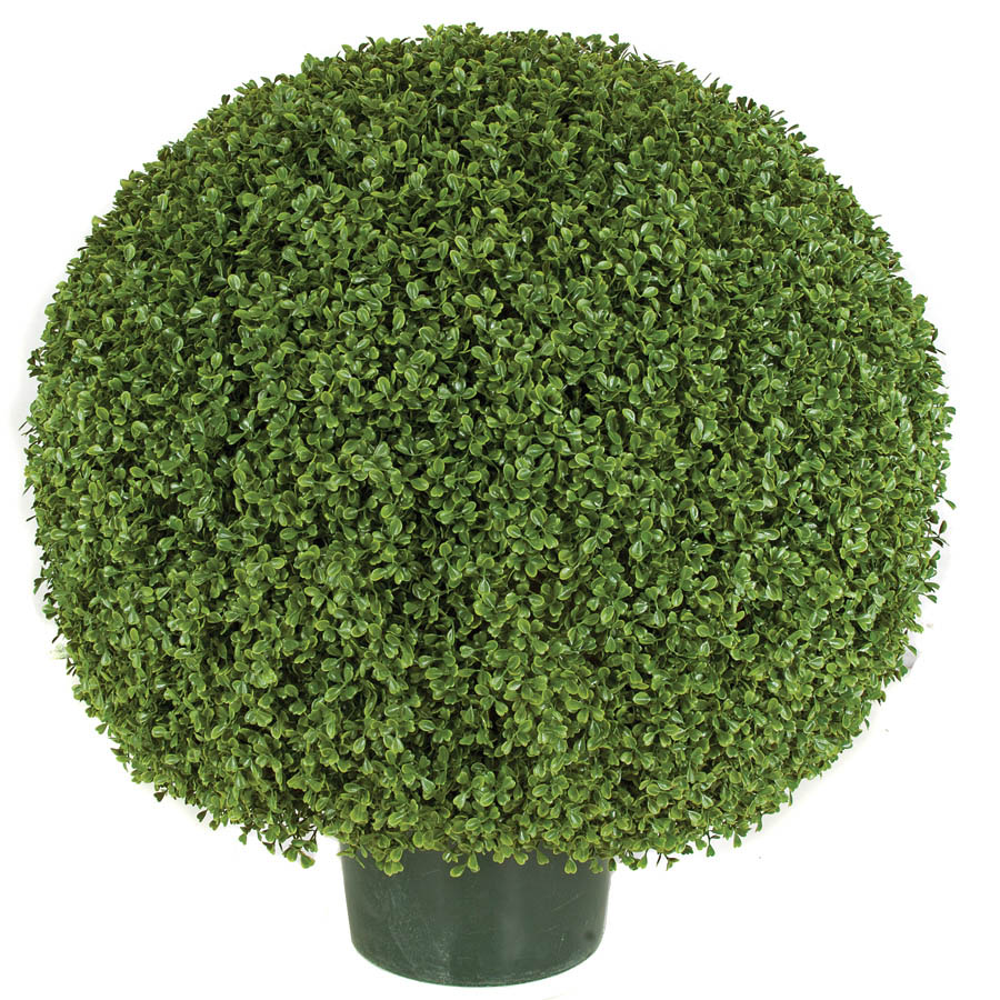 30 inch Outdoor Plastic Boxwood Ball: Limited UV