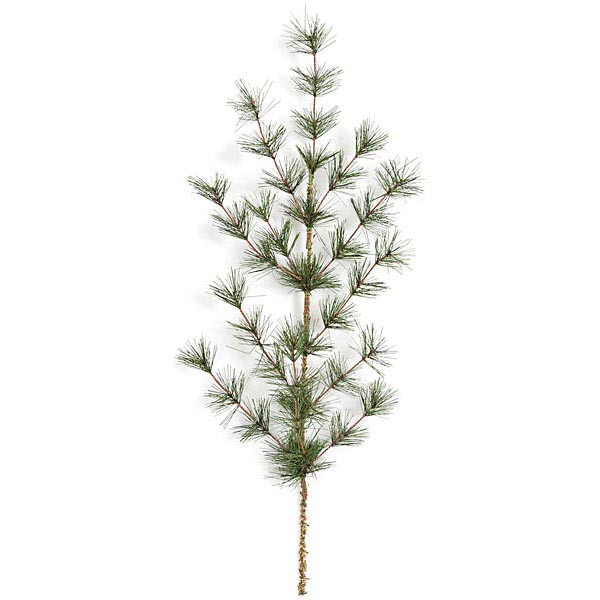 27 inch Fire Retardant PVC Butte Pine Spray (Set of 24)