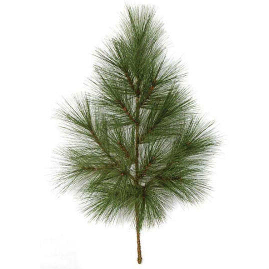 40 inch Fire Retardant PVC Ponderosa Pine Branch (Set of 12)