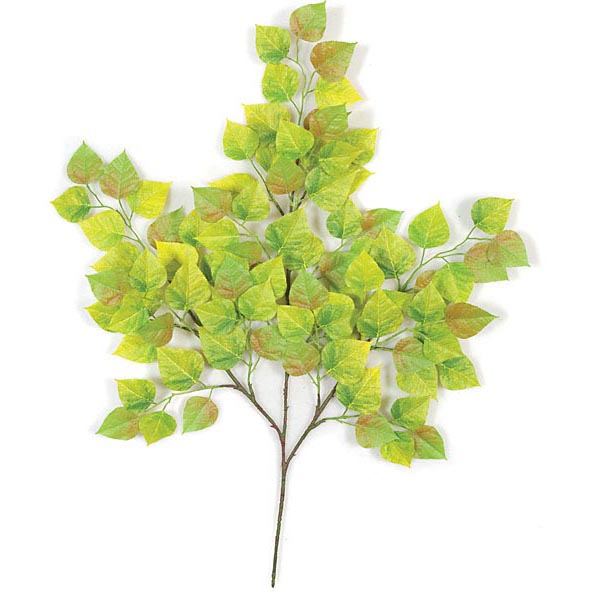 27 inch Spring Color Fire Retardant Cottonwood Branch (Set of 12)