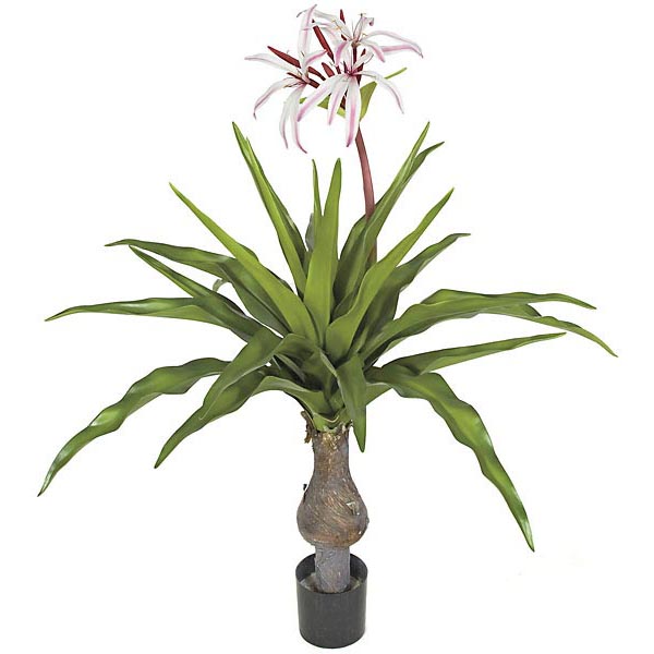 55 inch Fire Retardant Crinum Plant: Potted - AGF6110 - Christmas Trees Let this 55 inch Crinum Plant keep your space live sku AGF6110