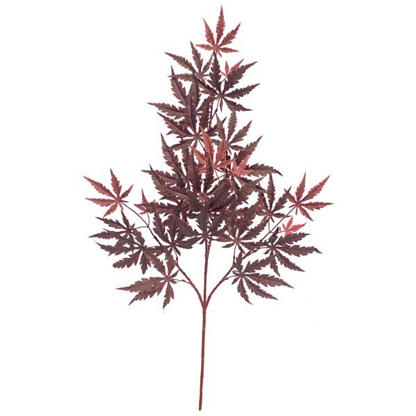 30 Inch Burgundy Fire Retardant Maple Branch (set Of 12)