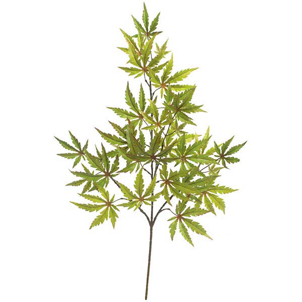 30 Inch Green Fire Retardant Maple Branch (set Of 12)