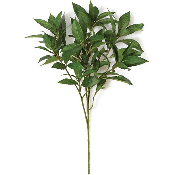 20 inch Fire Retardant Laurel Leaf Spray (Set of 12)