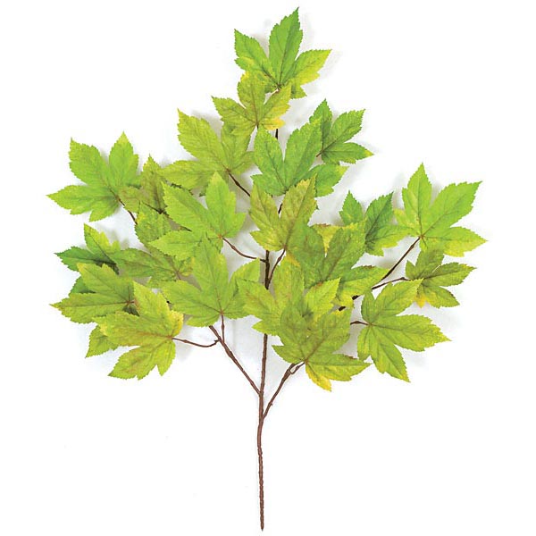 29 inch Light Green Fire Retardant Sycamore Branch (Set of 12)