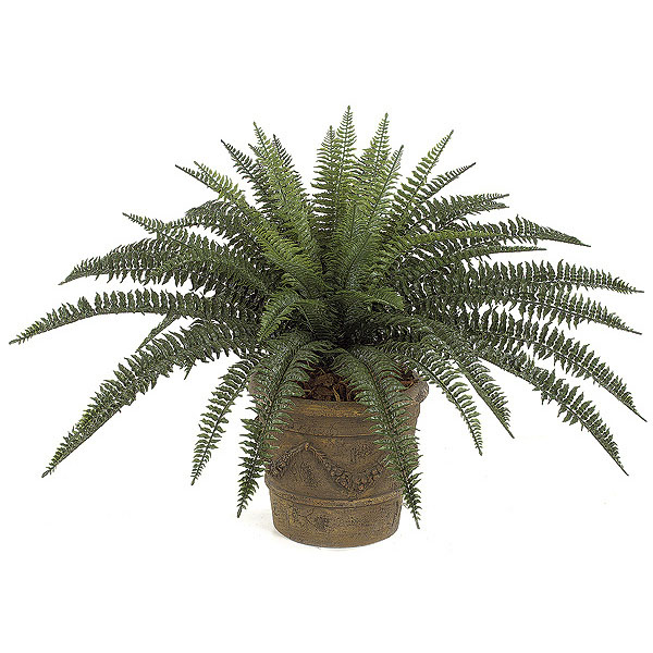 45W inch Artificial Outdoor Boston Fern
