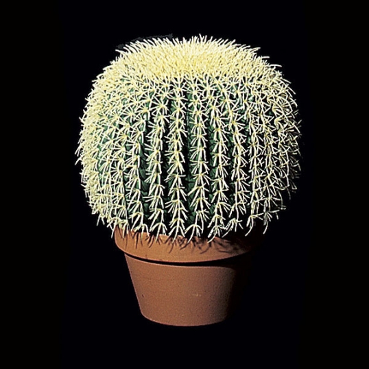 12 inch Artificial Barrel Cactus: Unpotted