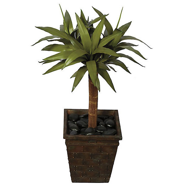 34 inch Natural Touch Yucca Tree (Set of 2)