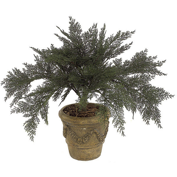 27 Inch Artificial Outdoor Spreading Juniper Bush