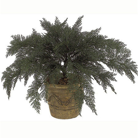 37 Inch Artificial Outdoor Spreading Juniper Bush