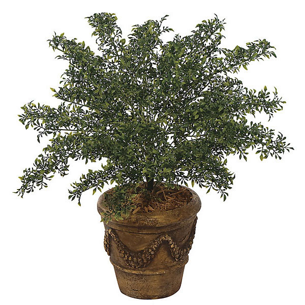 24 Inch Artificial Outdoor Polycaise Bush