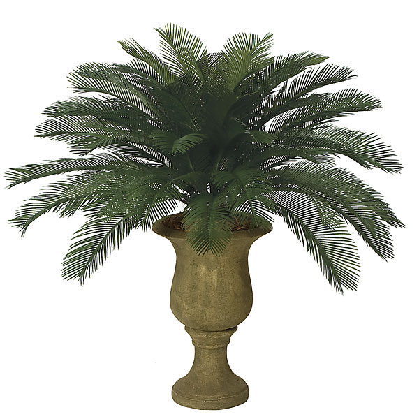AGF1080 3 foot Outdoor Artificial Cycas Palm Cluster with  sku AGF1080
