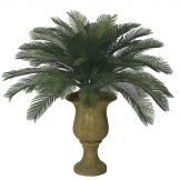 3 foot Outdoor Artificial Cycas Palm Cluster with 48 Fronds