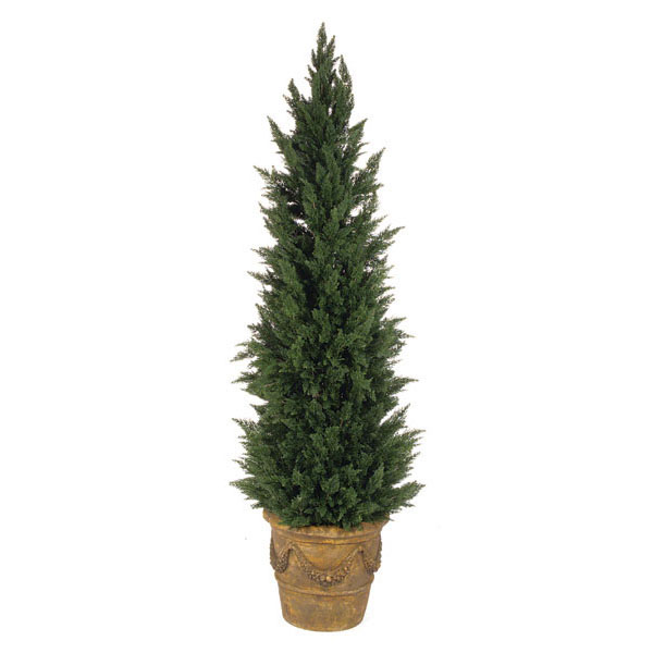 7 Foot Artificial Outdoor Cypress Tree