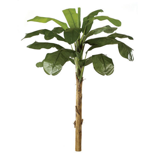AGF1148 9 foot Artificial Banana Palm with Synthetic Trunk sku AGF1148