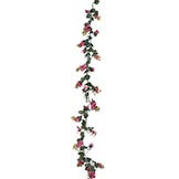 9.5 foot Outdoor Lavender/Fuchsia Bougainvillea Garland (Set of 2)