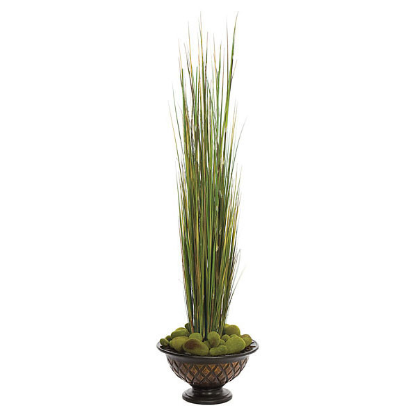 6 foot Fire Retardant PVC Grass: Potted
