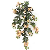 36 inch Artificial Outdoor Peach/Pink/Cream Bougainvillea: Unpotted