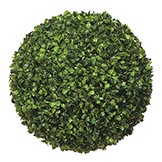 12 inch Plastic Boxwood Ball Topiary (Set of 2)