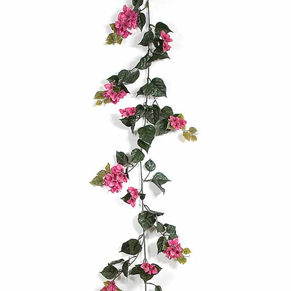 AGF1363 9.5 foot Outdoor Fuchsia Bougainvillea Garland (Se sku AGF1363