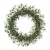 24 inch Hard Needle Butte Pine Wreath (Set of 6)