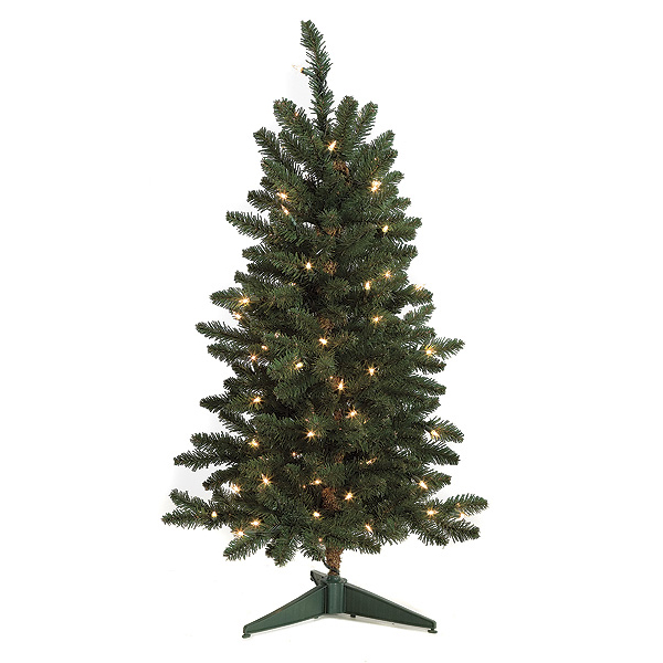 AGF2154 3 foot Fir Christmas Tree: Clear Lights sku AGF2154