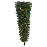 48 inch Pine Teardrop: Clear Lights (Set of 2)