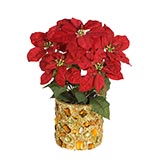 18 inch Poinsettia Bush (Set of 6)