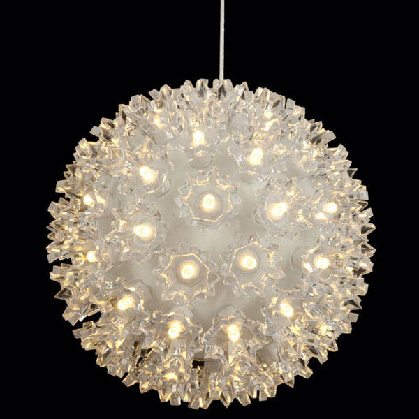 10 inch Lighted Sphere: Clear 5MM LEDs