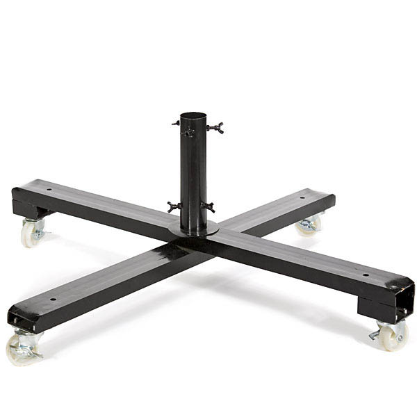 42 inch Christmas Metal Tree Stand with 2.25 inch Hole: for 12-15 foot Trees: