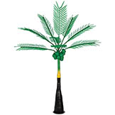 12.5 foot LED Lighted Palm Tree with Dark Trunk
