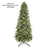 PE/PVC Slim Spruce Christmas Tree