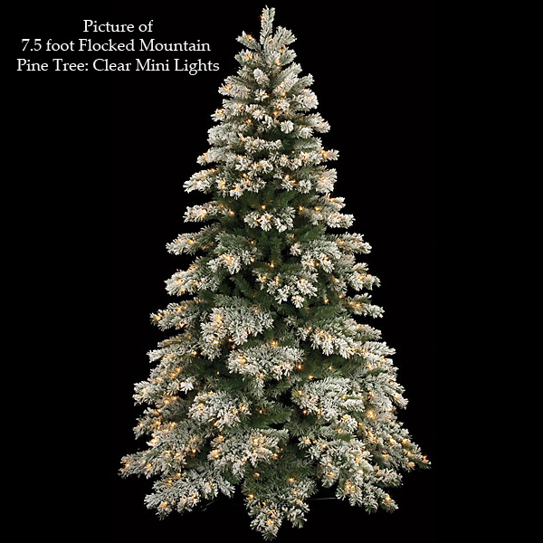 AGF3060 Flocked Mountain Pine Tree sku AGF3060