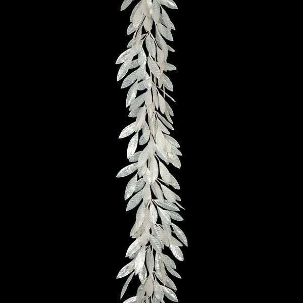6 foot Iridescent Bay Leaf Garland (Set of 2) - AGF3100 - Christmas Hundreds of beautiful iridescent bay leaves come t sku AGF3100