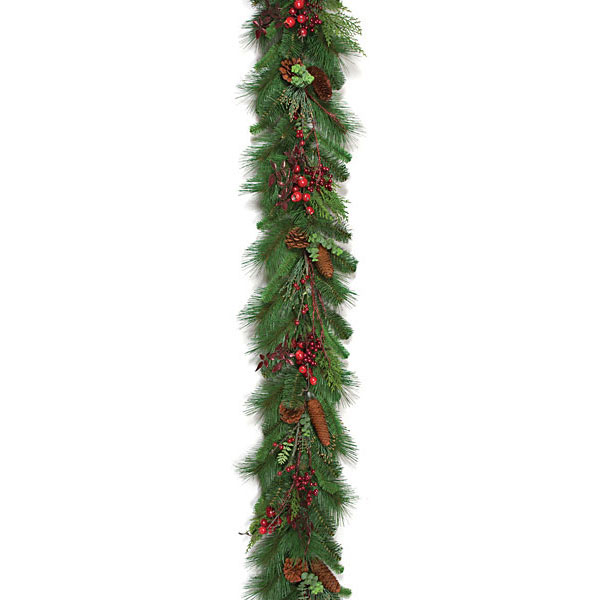 6 foot x 12 inch Mixed Pine Garland