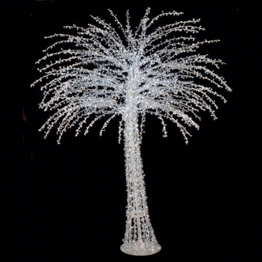10 foot Acrylic Tree w/ Shapeable Branches: Remote Controlled Multi-Colored LEDs