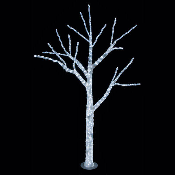 7.5 Foot Ice Tree W/ Shapeable Branches: Remote Controlled Multi-colored Leds