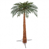 10 foot PVC Royal Palm Tree: Clear 5MM LEDs