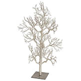42 inch Rose Gold Plastic Glittered Twig Tree
