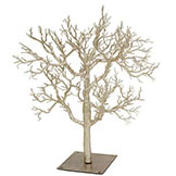 32 inch Rose Gold Plastic Glittered Twig Tree