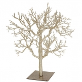 32 inch Rose Gold Plastic Glittered Twig Tree