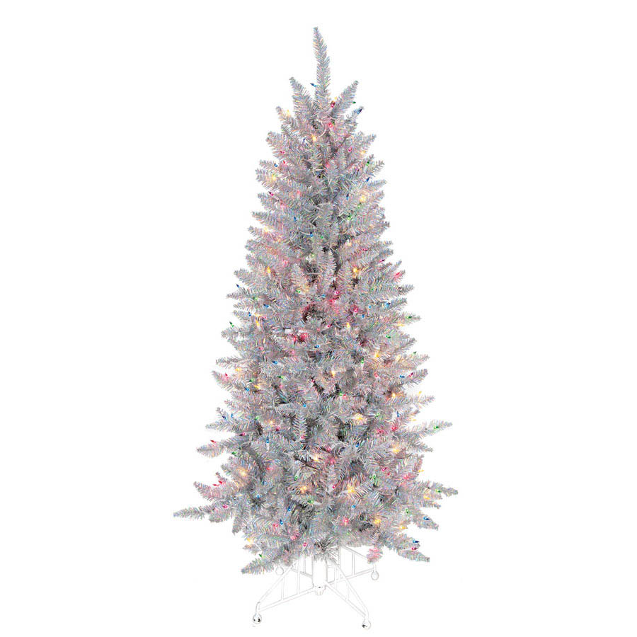 Silver Iridescent Artificial Christmas Tree AGF3252