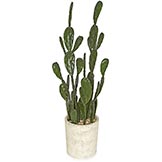 37 inch Artificial Cactus in Decorative Stone Pot