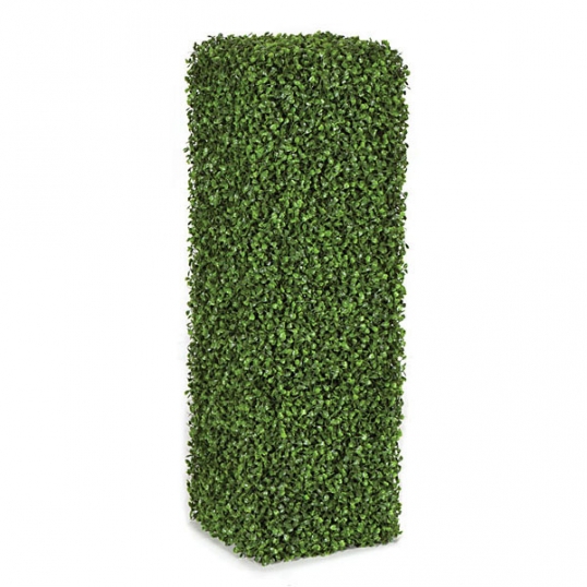 3 foot Artificial Boxwood Column Hedge