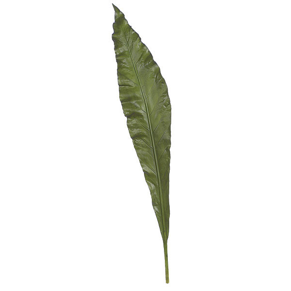 48 Inch Artificial Anthurium Leaf (set Of 12)